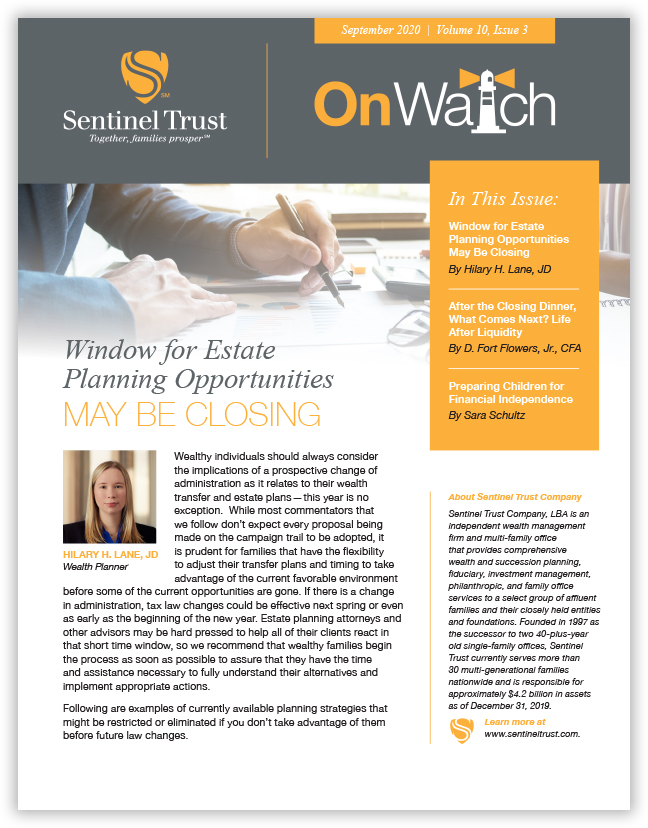 Sentinel Trust Onwatch September 2020 1