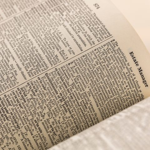 News Dictionary Estate Manager
