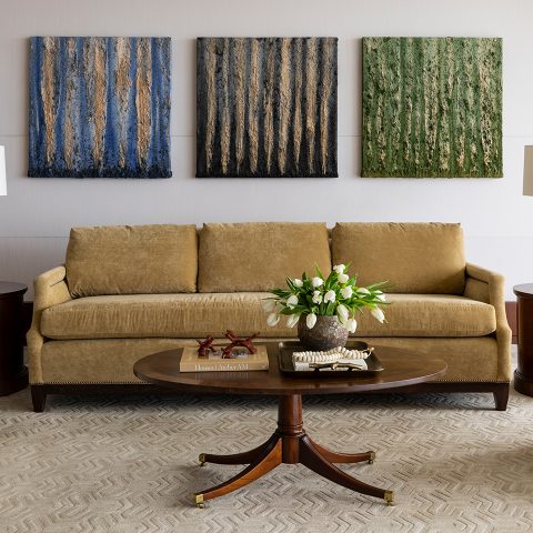 News Lounge Couch Artwork