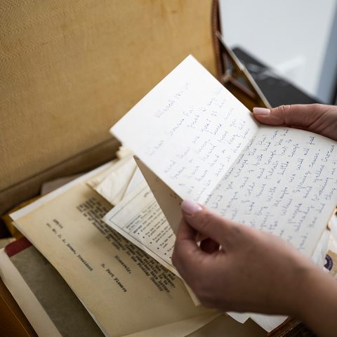 News Reading Old Letter