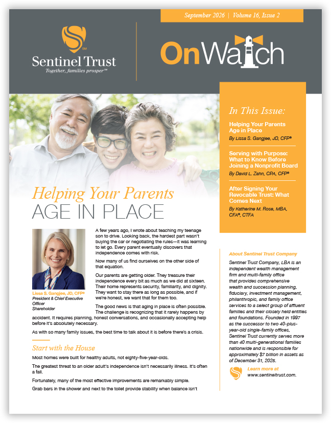 Sentinel Trust On Watch May 2026